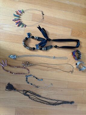Lot of necklaces and bracelets